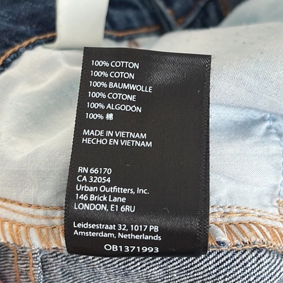 BDG Urban Outfitters Distressed Loose Straight Hi Rise Denim Jeans - Picture 10 of 11